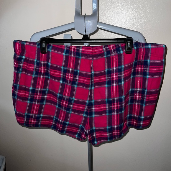 2 PAIRS Plaid Shorts with Elastic Waistband - Picture 6 of 8